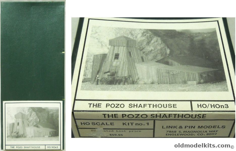 Link & Pin Models 1/87 The Pozo Shafthouse Craftsman Kit Limiited Edition #92 of 500 - HO HNO3 Scale, 1 plastic model kit